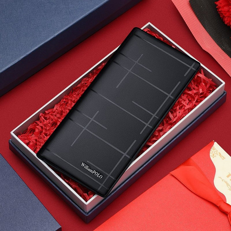 👛💼 Men's Cowhide Wallet | Multi-Card Slots & Slim Money Organizer 🔐✨