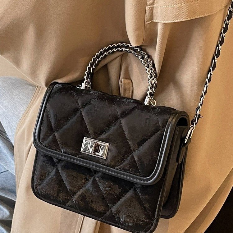 💎👜 Women's Diamond Chain Bag | Stylish Portable Messenger Purse ✨💼🔥