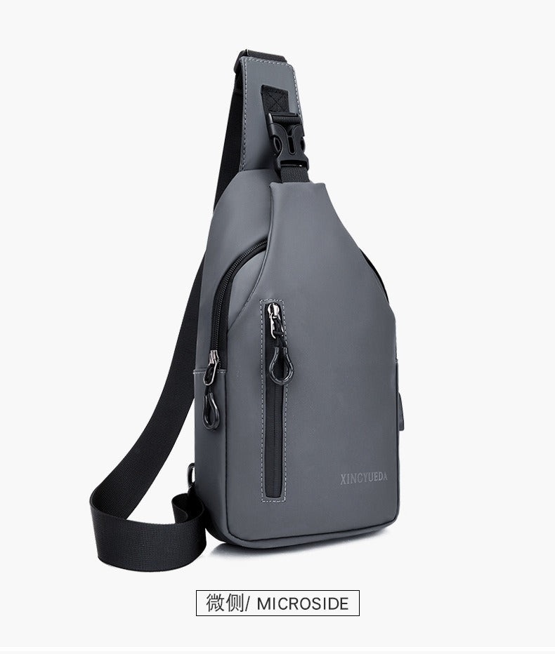 🎒💪 Men's Tactical Chest Bag | Sporty Crossbody with Style & Function 🧢🔥