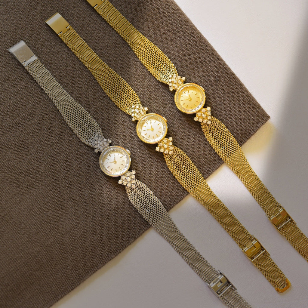 💎✨ Vintage Kaleidoscope Diamond Quartz Watch | Elegant Women’s Jewelry ⌚🌸