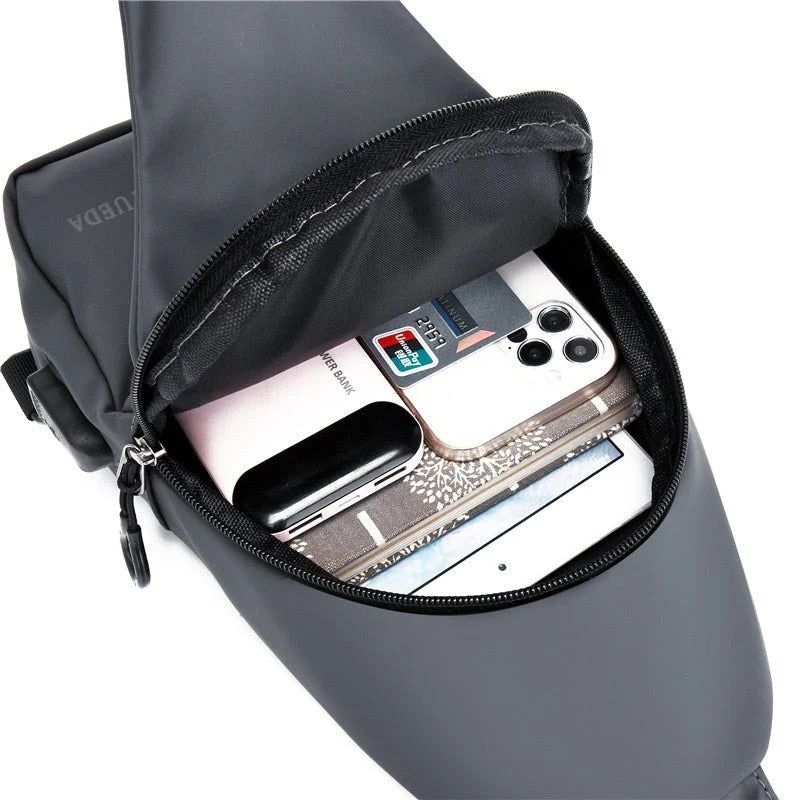 🎒💪 Men's Tactical Chest Bag | Sporty Crossbody with Style & Function 🧢🔥