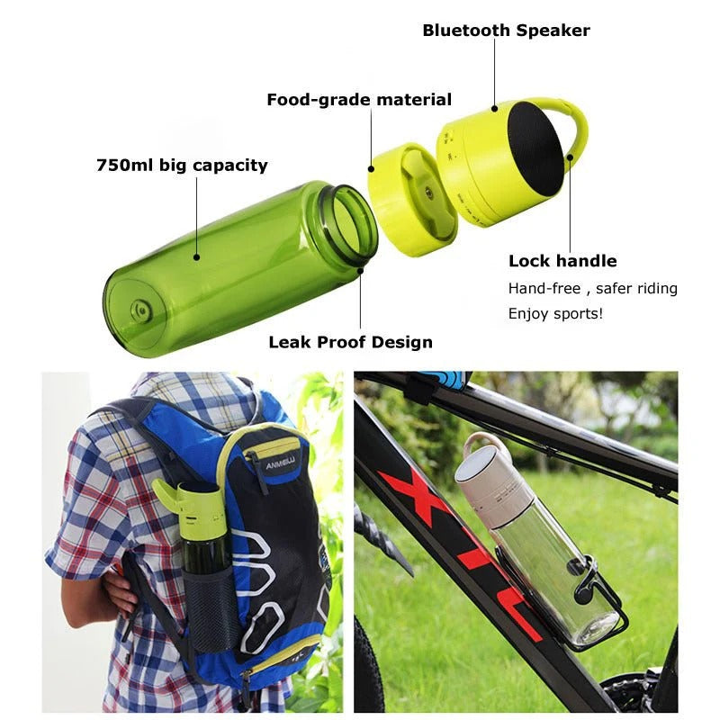 🚴♂ Smart Bluetooth Sports Bottle 🔊 Hydration + Music | Cycling & Gym Buddy