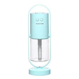 🌙 Magic Shadow Humidifier 💧 LED Night Light 🌈 USB Mist Maker for Home & Car 🚗