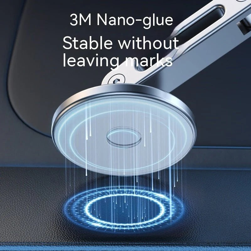 📱 Magnetic 360° Rotating Car Phone Holder | Metal Alloy | Hanging Screen 🚗