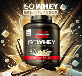 💪 Muscletech Iso Whey Vanilla 🍦 | Pure Protein Power 💥 | Original & Authentic ✅