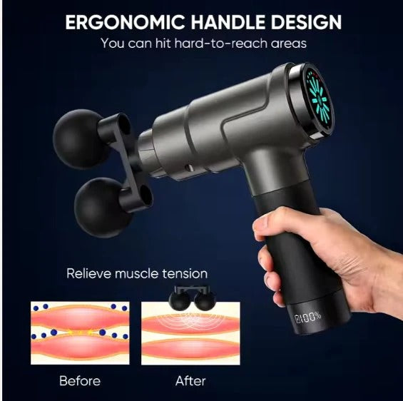 💆‍♀ Double-Head Facial Gun © ✨ Lift & Tone | Relaxing Skin Massage Tool 🔋