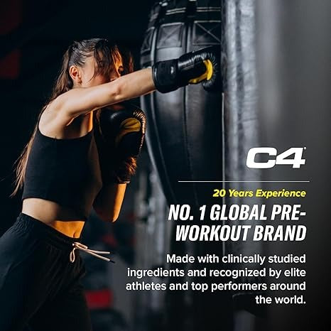 🍏 C4 Pre Workout Green Apple ⚡ | Explosive Energy Boost 💥 | 100% Original ✅