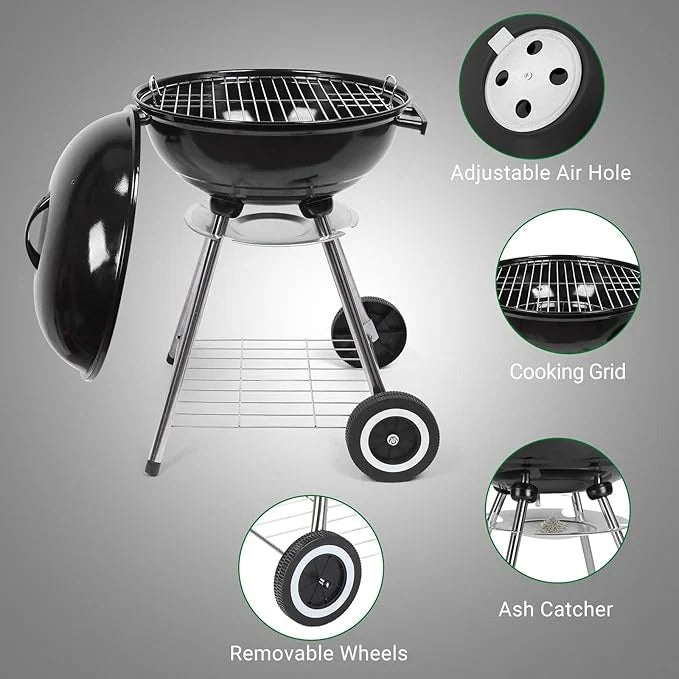 🔥 Charcoal Grill © 🍖 Outdoor BBQ | Smoky Flavor | Picnic & Backyard Cooking Fun