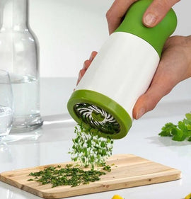 🌿 Herb Grinder & Spice Mill 🧄 | Manual Parsley Shredder 🌱 Easy Chopper ✨