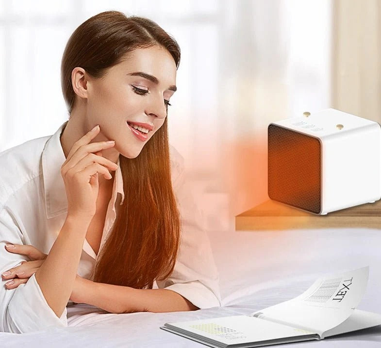 🔥 Mini Desktop Heater 🌬 | Portable & Quiet 🏠 | Fast Warmth for Home & Office 🧣