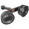 🌀 12V/24V Car Rear Fan 🚗 Powerful Wind | Multi-Angle Adjustable | Quiet Cool ❄