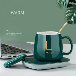 ☕ Electric Coffee Mug Warmer 🔥 | USB Powered 🔌 | Desk & Home Use 🏠✨