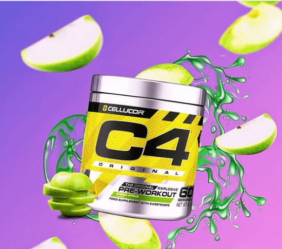 🍏 C4 Pre Workout Green Apple ⚡ | Explosive Energy Boost 💥 | 100% Original ✅