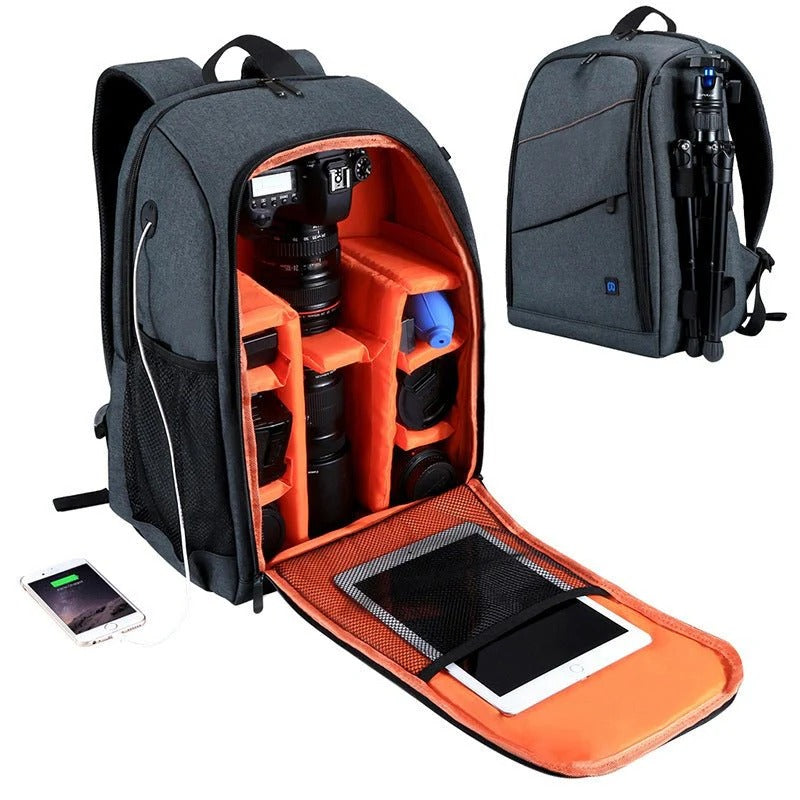 📸🎒 Waterproof Camera Backpack | Pro Gear Bag for Travel & Outdoor Shoots 💦🌄