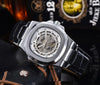 ⌚🔥 Barrel Leather Strap | Men's Waterproof Mechanical Watch 🧭💼💦