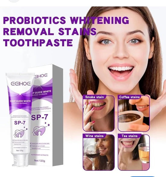 🦷 Deep Clean Toothpaste 120g 🌿 Long-Lasting Fresh Breath & Whitening Care ✨