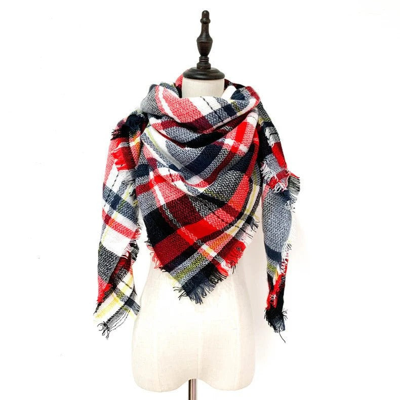 🧣 Cozy Square Talma Scarf 💫 | Plus-Size Neck Warmer for Women | Stylish & Warm