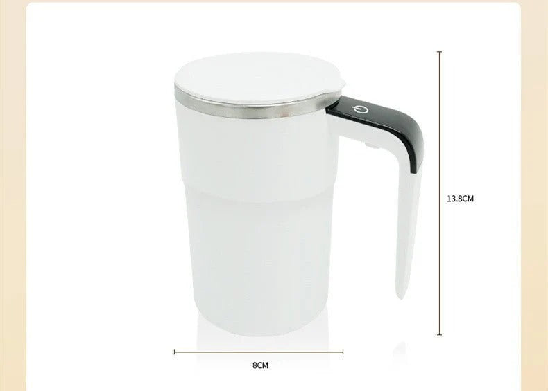 ☕ USB Self-Stirring Mug 🔋 Rechargeable | 🛡 IP67 Waterproof | 🍵 For Tea & More