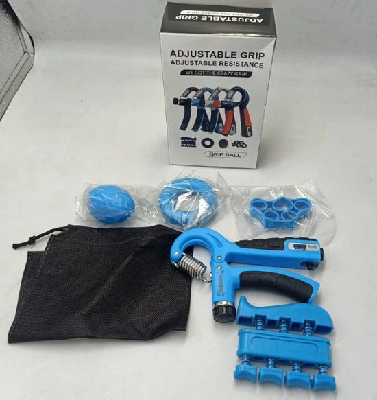 🖐 Hand Gripper with Counter 💪 Strength Trainer | Adjustable | Home Workout Tool