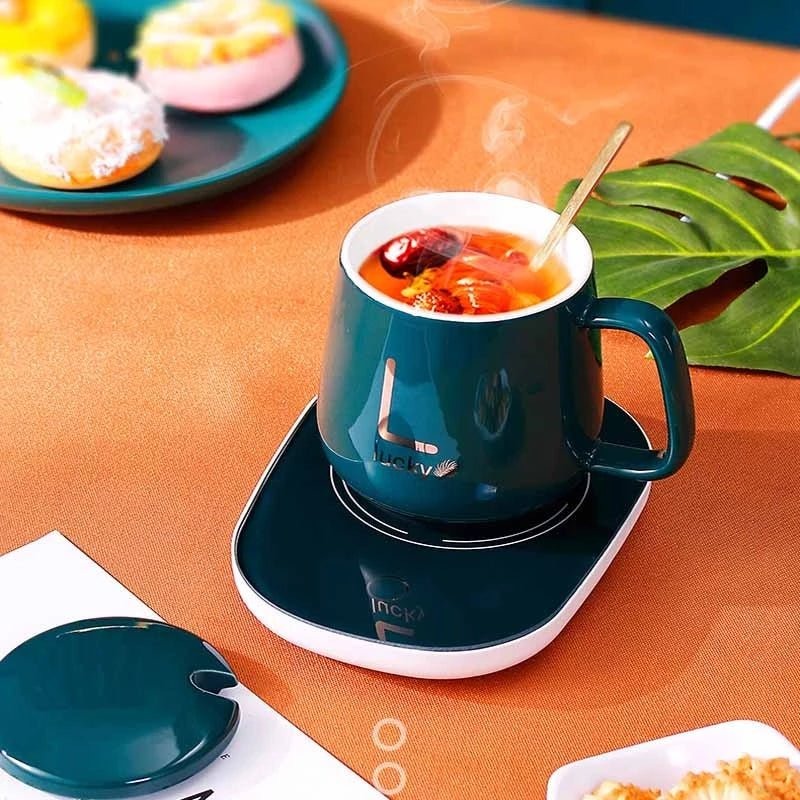 ☕ Electric Coffee Mug Warmer 🔥 | USB Powered 🔌 | Desk & Home Use 🏠✨