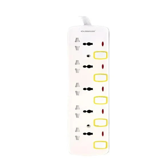 🔌 5-Way Power Extension Socket ⚡ Surge Protected 🔒 USB Ports | Home & Office 🏠💼